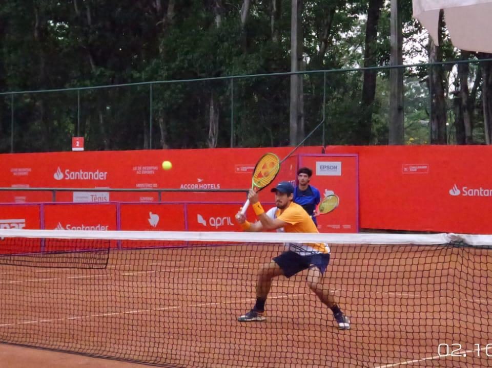 A dupla inédita não conseguiu superar o boliviano Hugo Dellien e o argentino Guillermo Durán, sendo derrotados na primeira rodada em Campinas